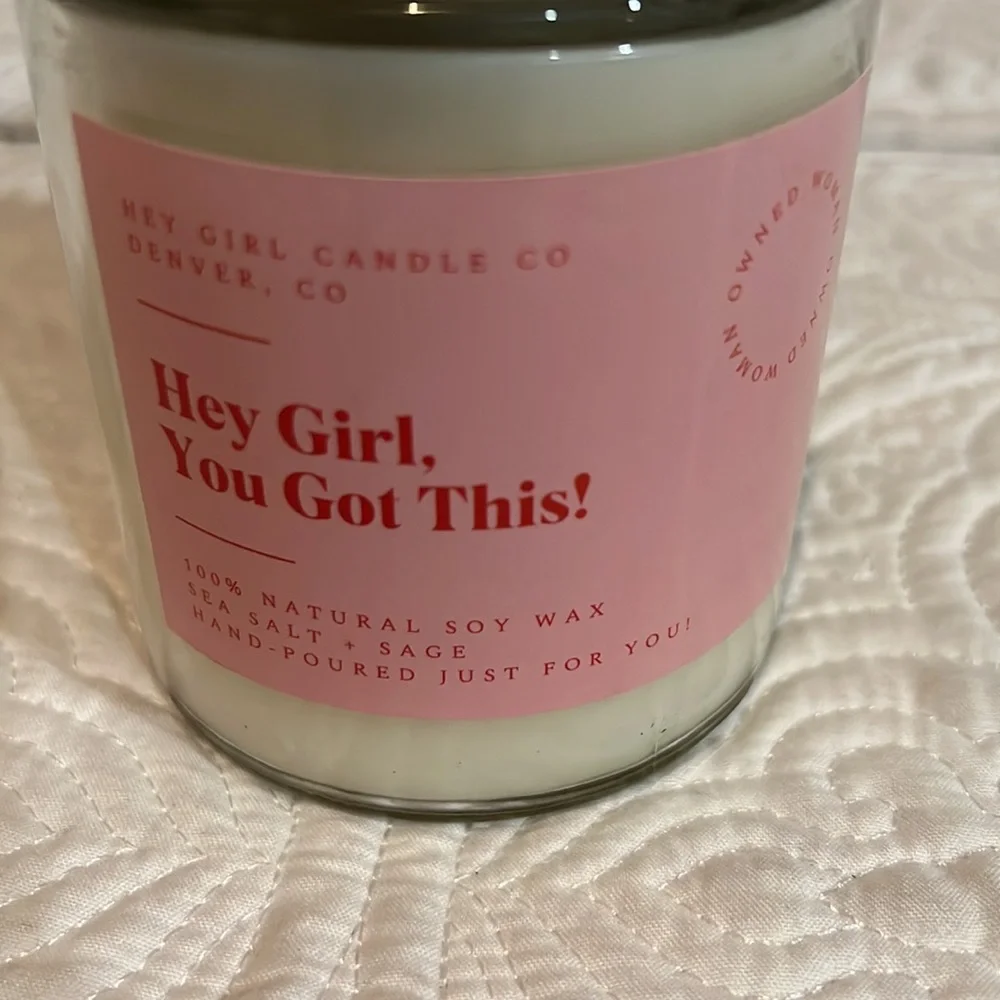 Hey Girl “You Got This” candle,‎ new